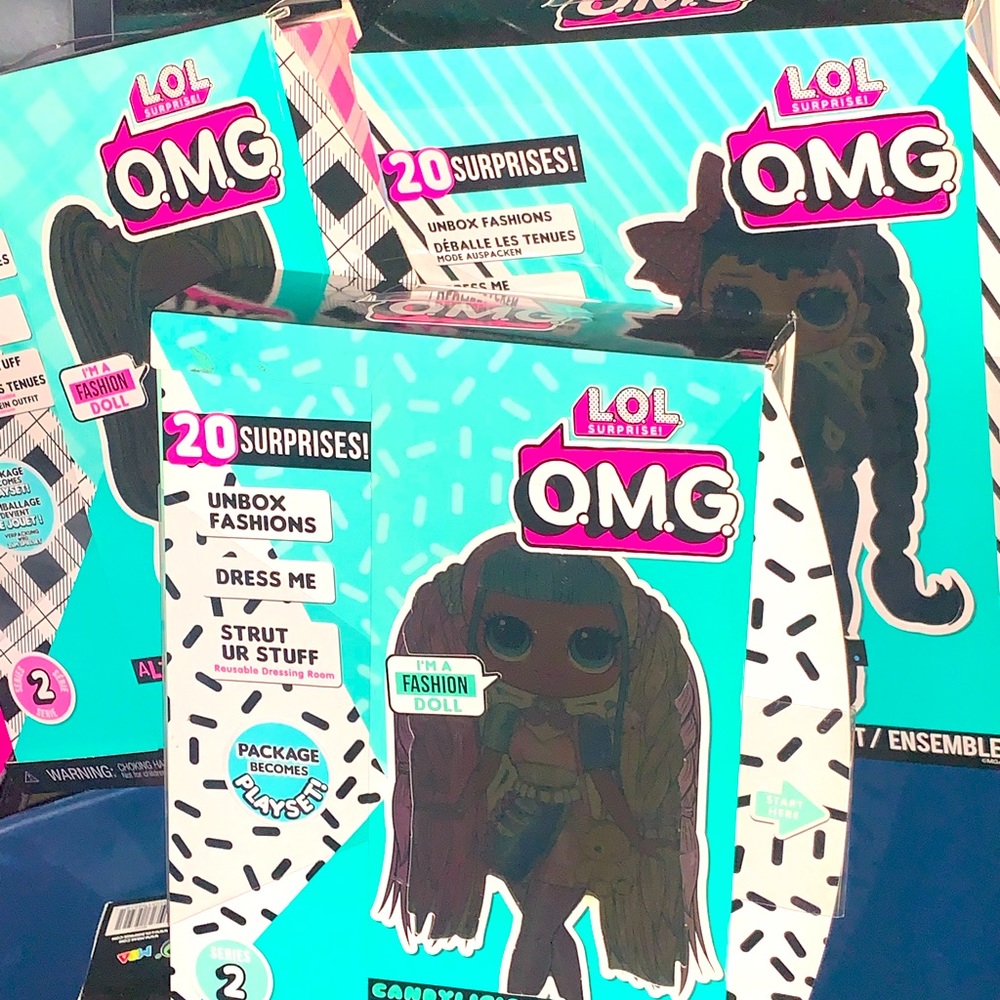 LOL Surprise OMG Alt Girl + Bon Bon + Can Do X3 Boxes slightly Damaged